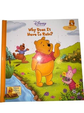 Disney Winnie the Pooh Rain-Themed Board Book